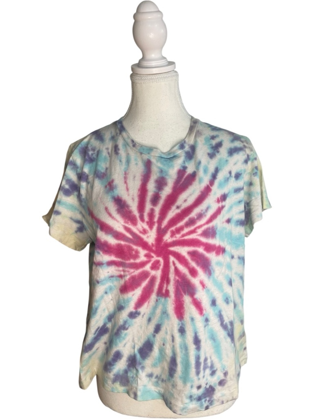 Re/Done x Hanes Tie Dye Classic Tee T-Shirt White
